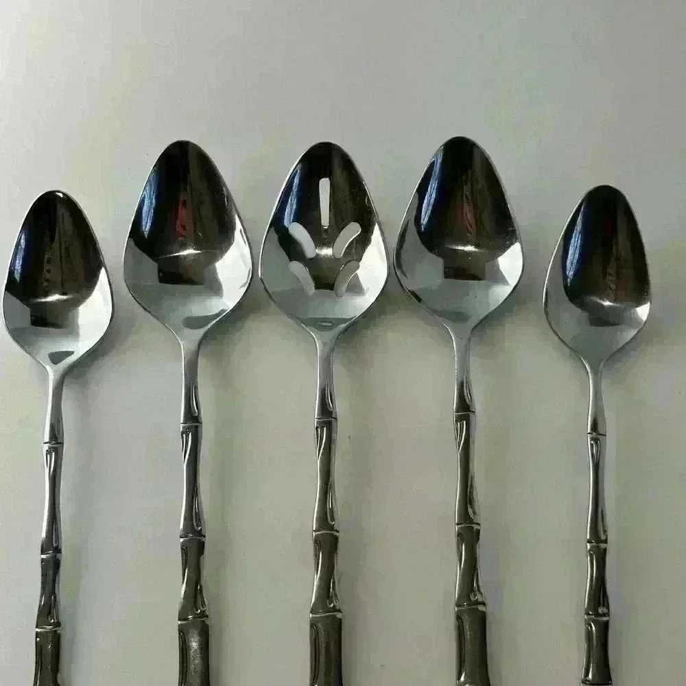 Bamboo Stainless 5 Spoons‎ Korea